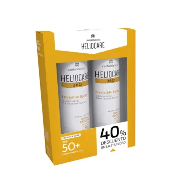 HELIOCARE HELIOCARE 360? sunscreen transparent spray SPF50+ pack 2 x 200 ml HELIOCARE HELIOCARE 360? sunscreen transparent spray SPF50+ pack 2 x 200 ml