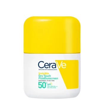 CERAVE INVISIBLE dry touch fluid sunscreen SPF50+ 50ml CERAVE INVISIBLE dry touch fluid sunscreen SPF50+ 50ml