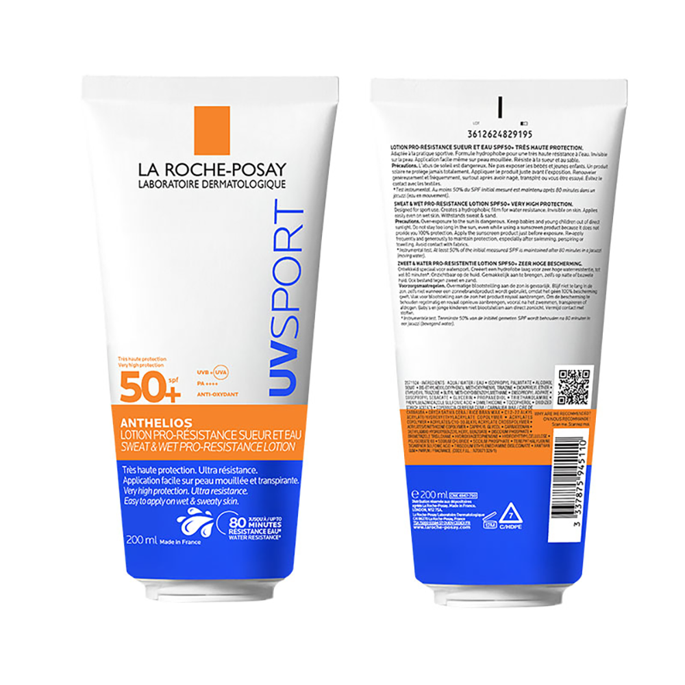 LA ROCHE POSAY ANTHELIOS UVSPORT WET SKIN invisible lotion SPF50+ 200 ml LA ROCHE POSAY ANTHELIOS UVSPORT WET SKIN invisible lotion SPF50+ 200 ml
