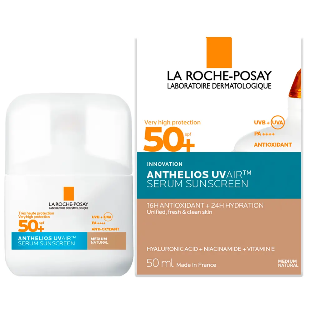 LA ROCHE POSAY ANTHELIOS UVAIR tinted sunscreen serum #Medium 50 ml LA ROCHE POSAY ANTHELIOS UVAIR tinted sunscreen serum #Medium 50 ml