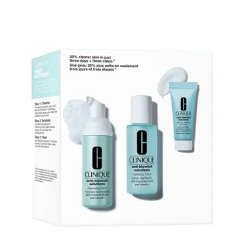 CLINIQUE ANTI-BLEMISH SOLUTIONS 3-STEP SKIN CARE SYSTEM set 3 pcs