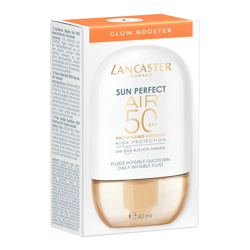 LANCASTER SUN PERFECT AIR GLOW daily invisible fluid SPF50 40 ml