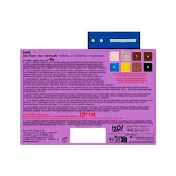 NYX PROFESSIONAL MAKE UP THE SIMPSONS eyeshadow palette 0.8 gr