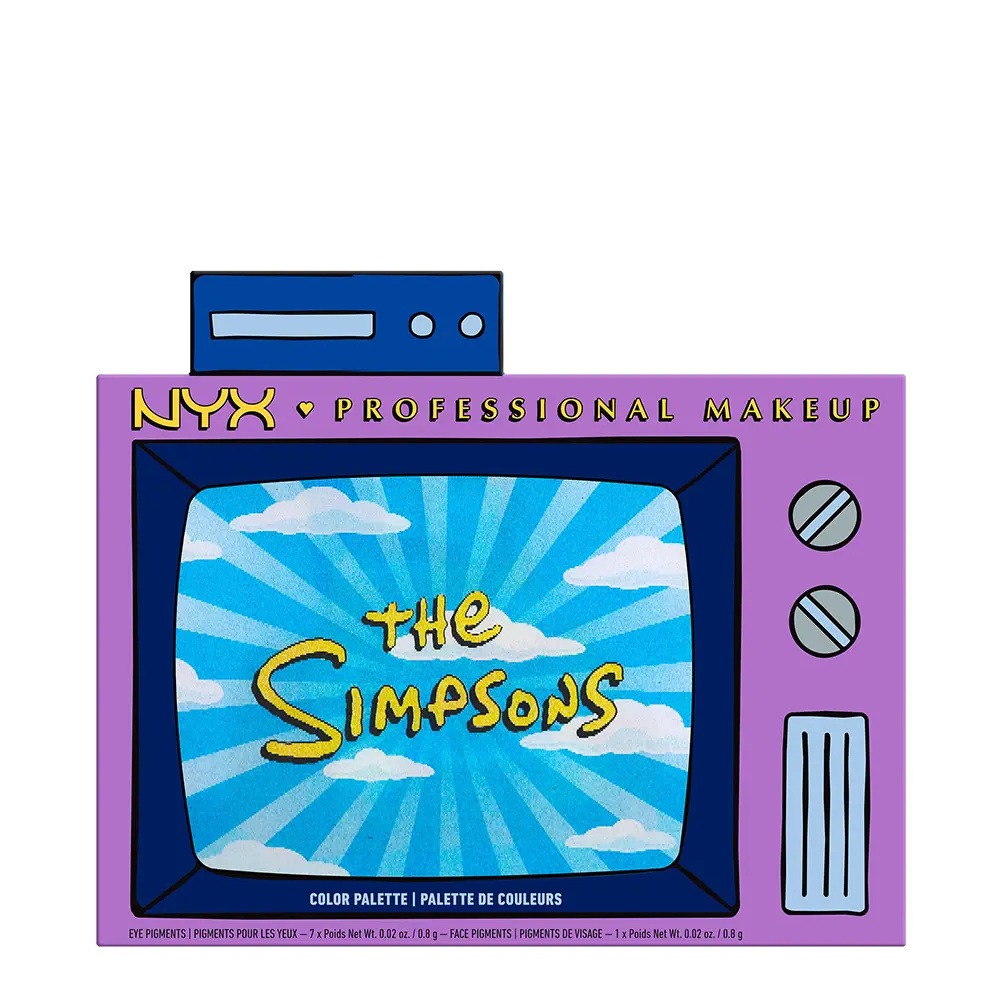 NYX PROFESSIONAL MAKE UP THE SIMPSONS eyeshadow palette 0.8 gr NYX PROFESSIONAL MAKE UP THE SIMPSONS eyeshadow palette 0.8 gr