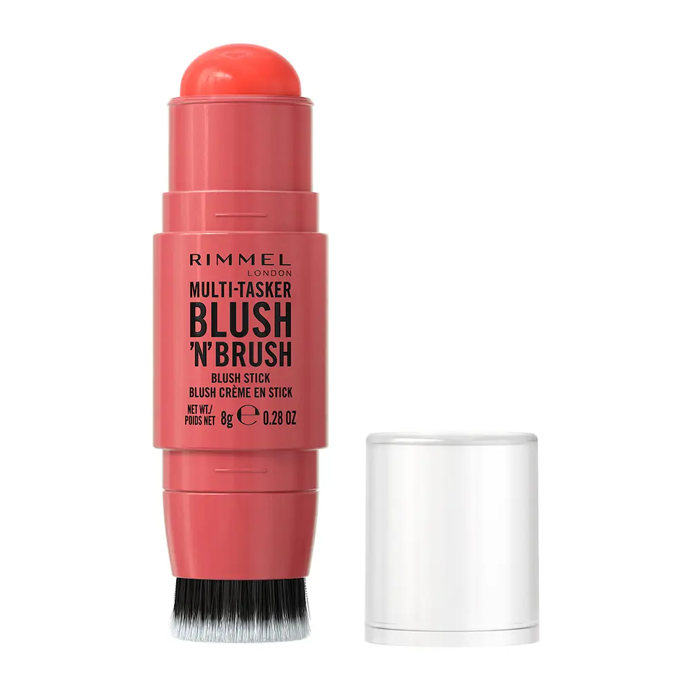 RIMMEL LONDON MULTI-TASKER BLUSH 'N' BRUSH stick #250-Coral Dust 8 gr RIMMEL LONDON MULTI-TASKER BLUSH 'N' BRUSH stick #250-Coral Dust 8 gr