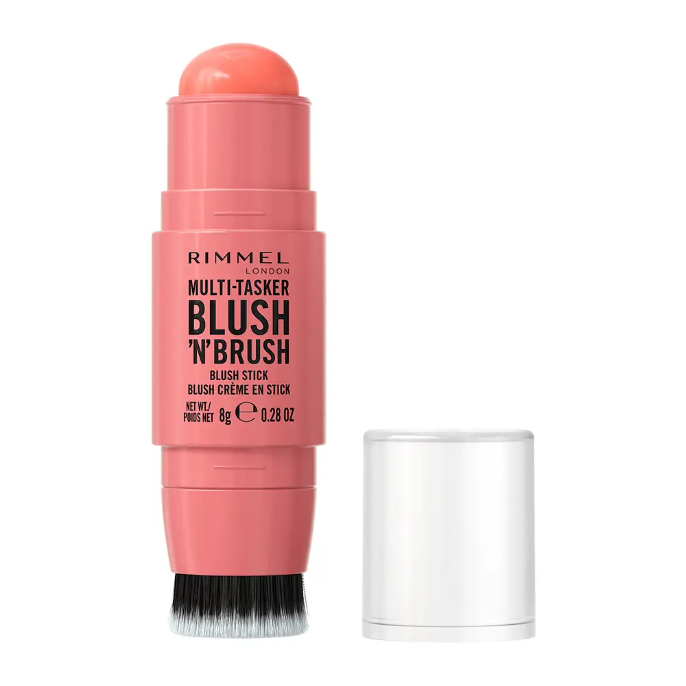 RIMMEL LONDON MULTI-TASKER BLUSH 'N' BRUSH stick #100-Cotton Candy 8 gr RIMMEL LONDON MULTI-TASKER BLUSH 'N' BRUSH stick #100-Cotton Candy 8 gr
