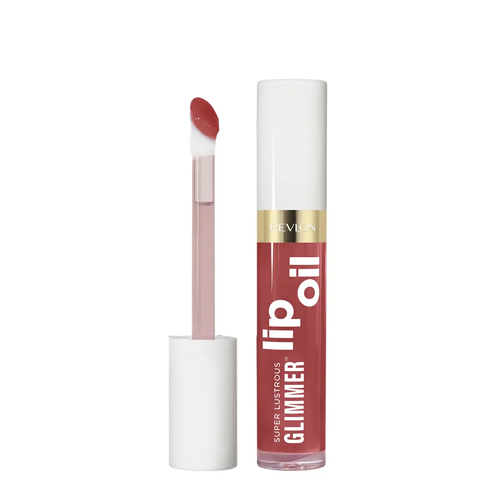 REVLON MASS MARKET SUPER LUSTROUS GLIMMER lip oil #008-Just Toasty 3.8 ml REVLON MASS MARKET SUPER LUSTROUS GLIMMER lip oil #008-Just Toasty 3.8 ml