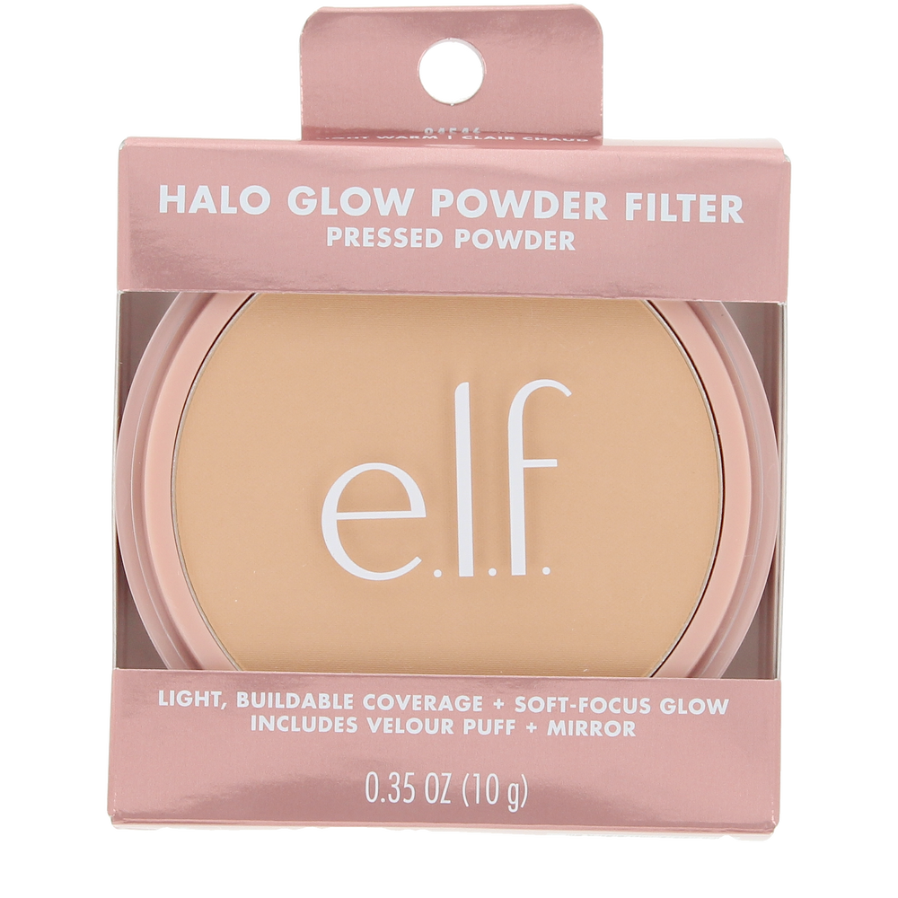 ELF COSMETICS HALO GLOW powder makeup #Light Warm 10 gr