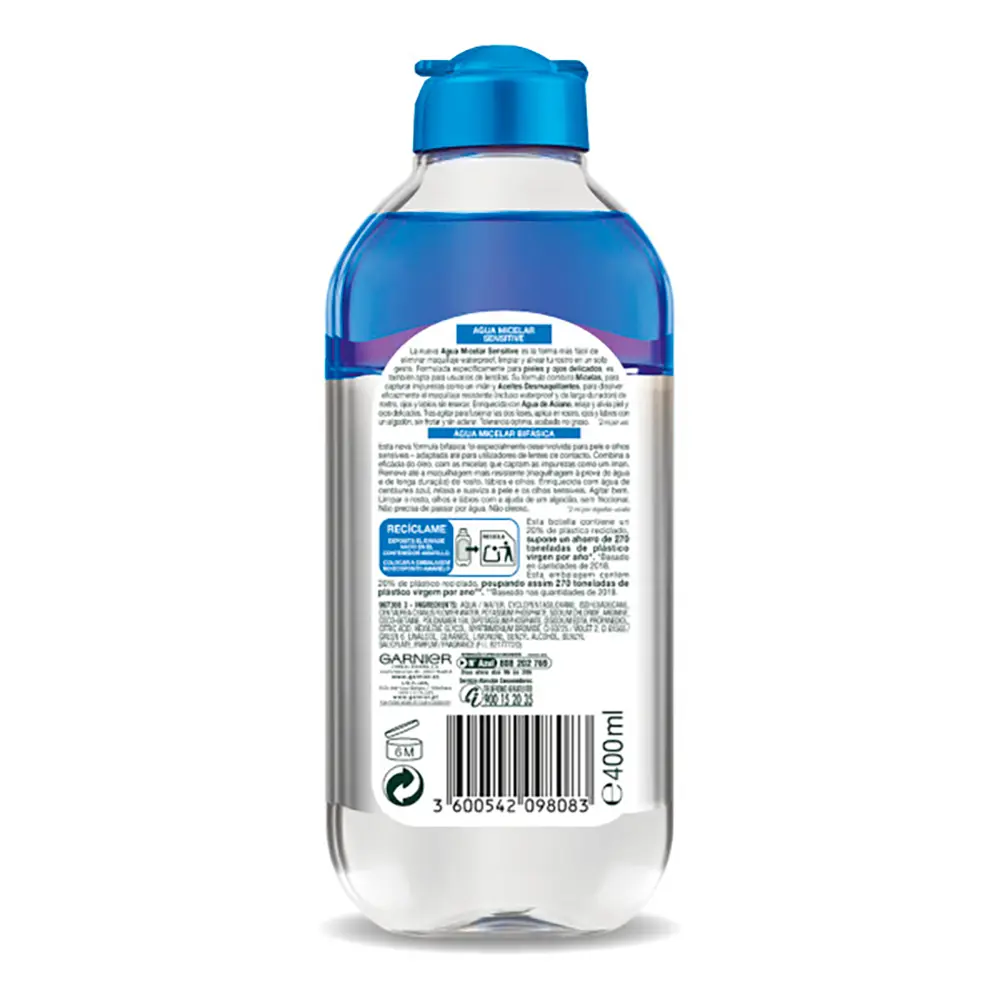 GARNIER SKINACTIVE 2-in-1 eye makeup remover 400 ml