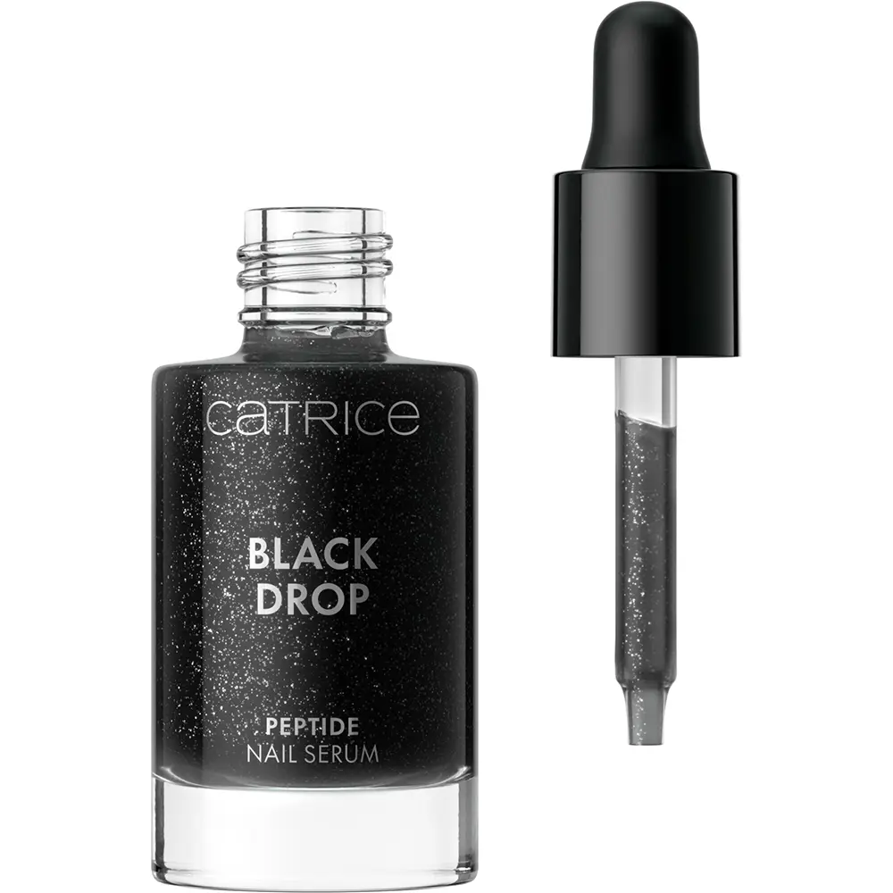 CATRICE BLACK DROP nail serum with peptides 8 ml