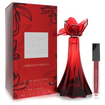 CHRISTIAN SIRIANO OOH LA ROUGE Eau De Parfum + 5 ml RED LIP GLOSS 100 ml for Women