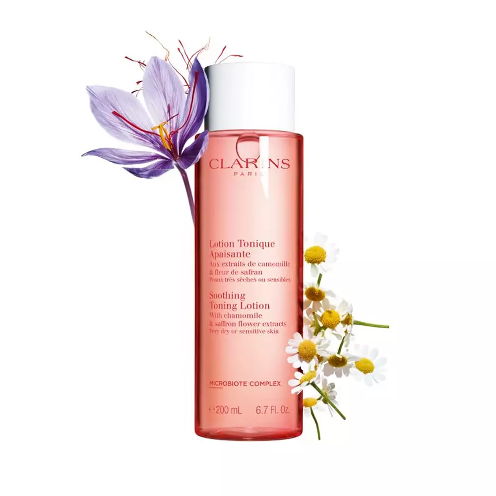 CLARINS SOOTHING TONING LOTION for sensitive and very dry skin 200 ml