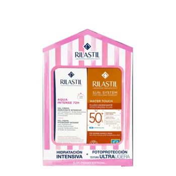 RILASTIL AQUA INTENSE 72H + SUNSCREEN SPF50 set 2 pcs