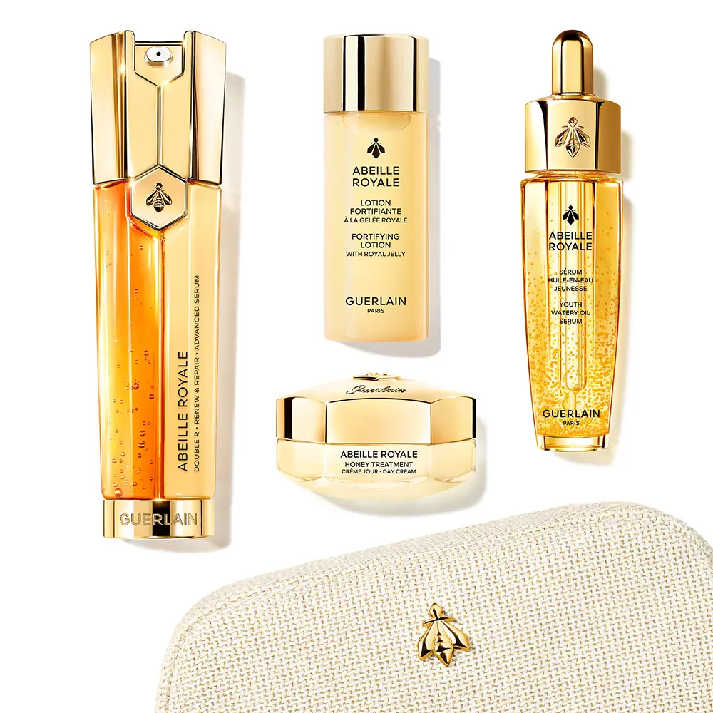 GUERLAIN DOUBLE SERUM R TREATMENT ABEILLE ROYALE 5-piece SET