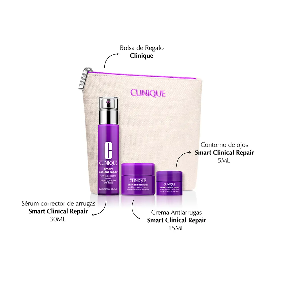 CLINIQUE SMART CLINICAL REPAIR WRINKLE CORRECTING SERUM 4-piece set