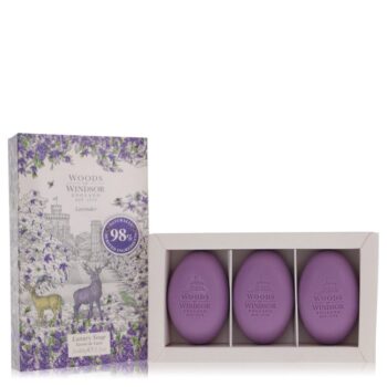 WOODS OF WINDSOR LAVENDER Fine English Soap 3 x 60 ml for Women