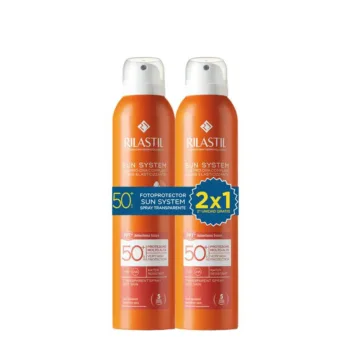 <span class="notranslate">RILASTIL SUN SYSTEM</span> 50+ SPRAY TRANSPARENTE PACK 2 x 200 ml