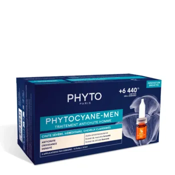 PHYTO PHYTOCYANE-MEN tratamiento antica?da hombre 12 x 3,5 ml PHYTO PHYTOCYANE-MEN tratamiento antica?da hombre 12 x 3,5 ml