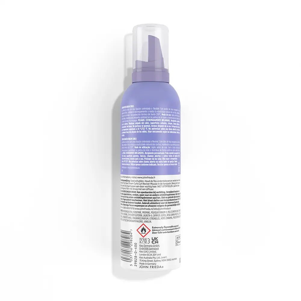 JOHN FRIEDA FRIZZ-EASE dream curls curl defining foam 200 ml JOHN FRIEDA FRIZZ-EASE dream curls curl defining foam 200 ml - Image 2