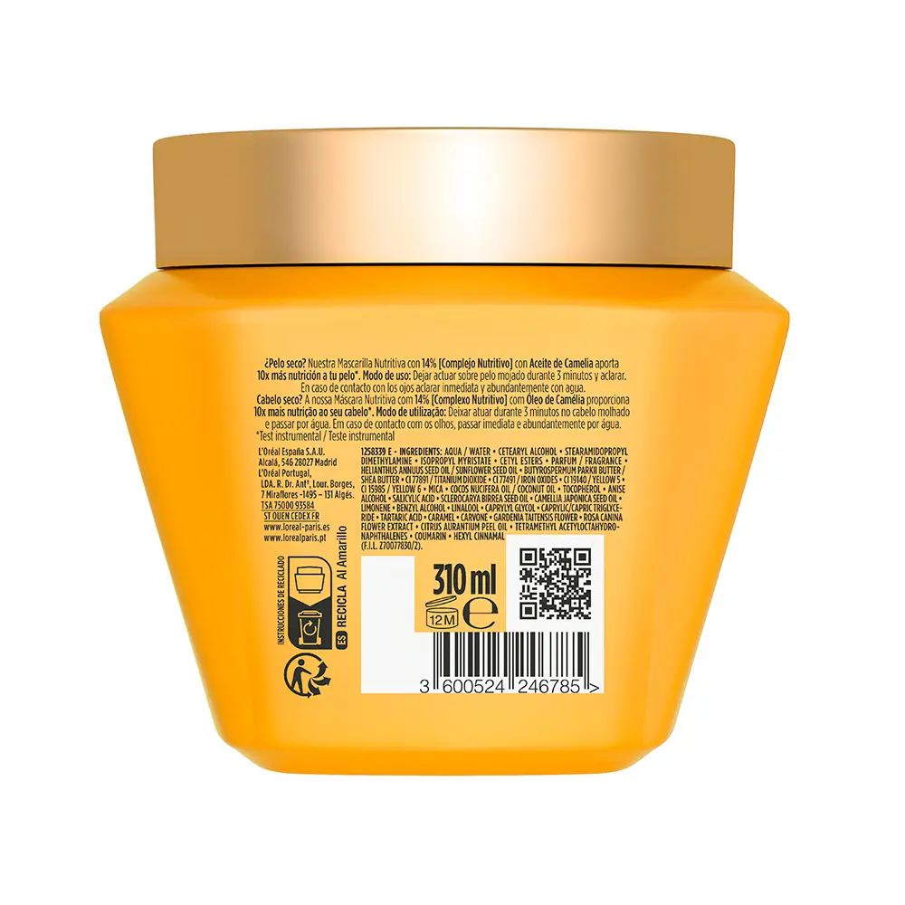 L'OREAL PARIS ELVIVE EXTRAORDINARY OIL dry hair mask 310 ml L'OREAL PARIS ELVIVE EXTRAORDINARY OIL dry hair mask 310 ml