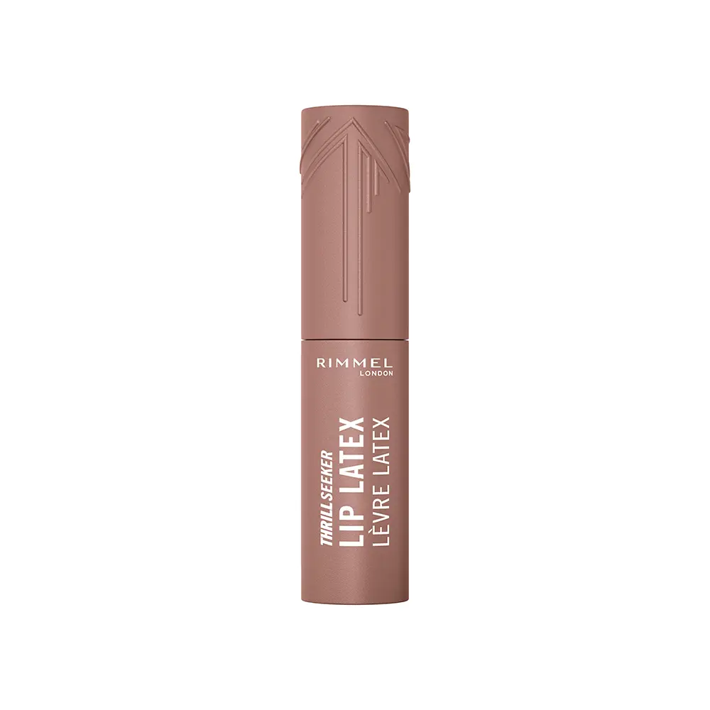 RIMMEL LONDON THRILL SEEKER LIP LATEX lip gloss #500-Light Cappuccino 6 ml