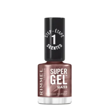 RIMMEL LONDON SUPER GEL nail polish #117 Espresso Yourself 12 ml