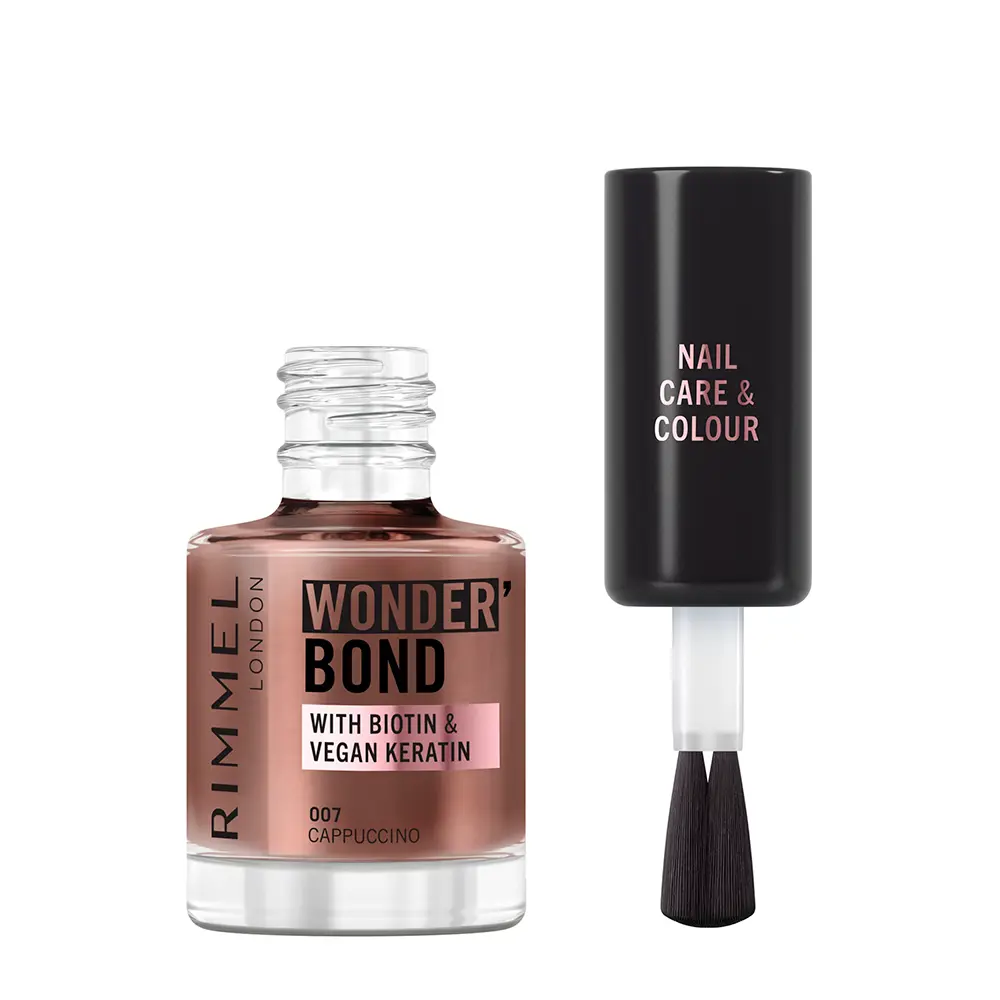 RIMMEL LONDON WONDER'BOND nail polish #007-Cappuccino 8 ml