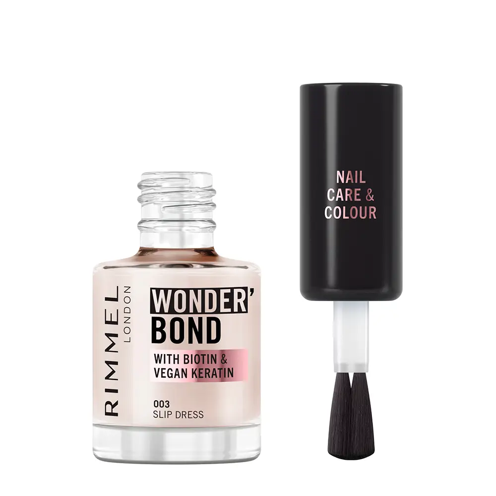 RIMMEL LONDON WONDER'BOND nail polish #003 Slip Dress 12 ml