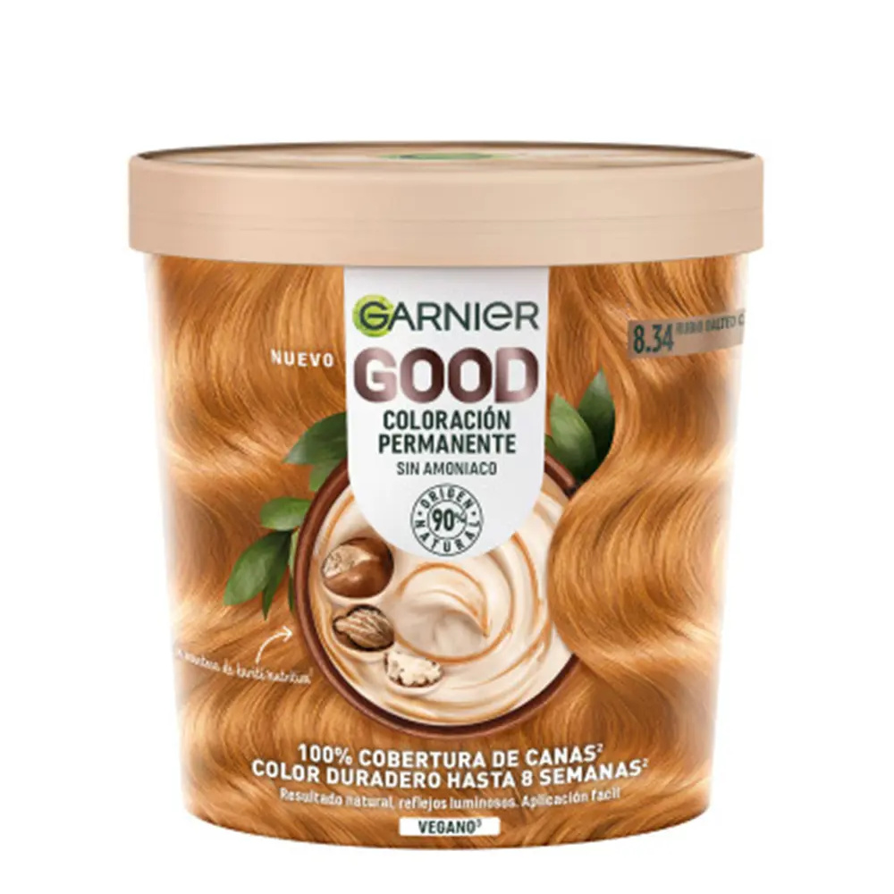 GARNIER GOOD ammonia-free permanent hair color #Churro Blonde 217 ml GARNIER GOOD ammonia-free permanent hair color #Churro Blonde 217 ml