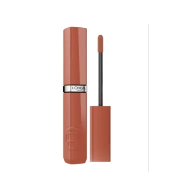 L'OREAL PARIS INFALLIBLE LAQUE liquid vinyl effect lip gloss #Smoked Rose 4.3 ml L'OREAL PARIS INFALLIBLE LAQUE liquid vinyl effect lip gloss #Smoked Rose 4.3 ml