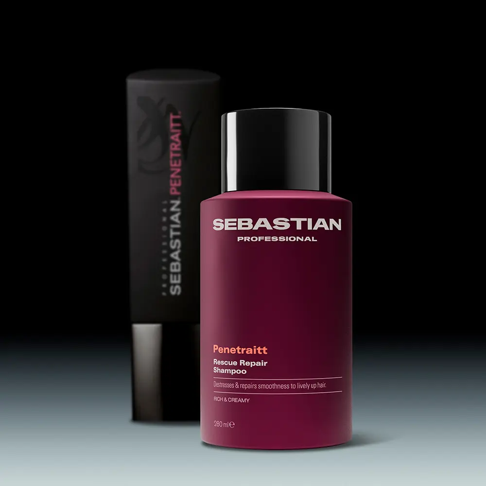 SEBASTIAN PROFESSIONALS PENETRAITT professional repair shampoo creamy texture cleanses, nourishes and repairs 280 ml