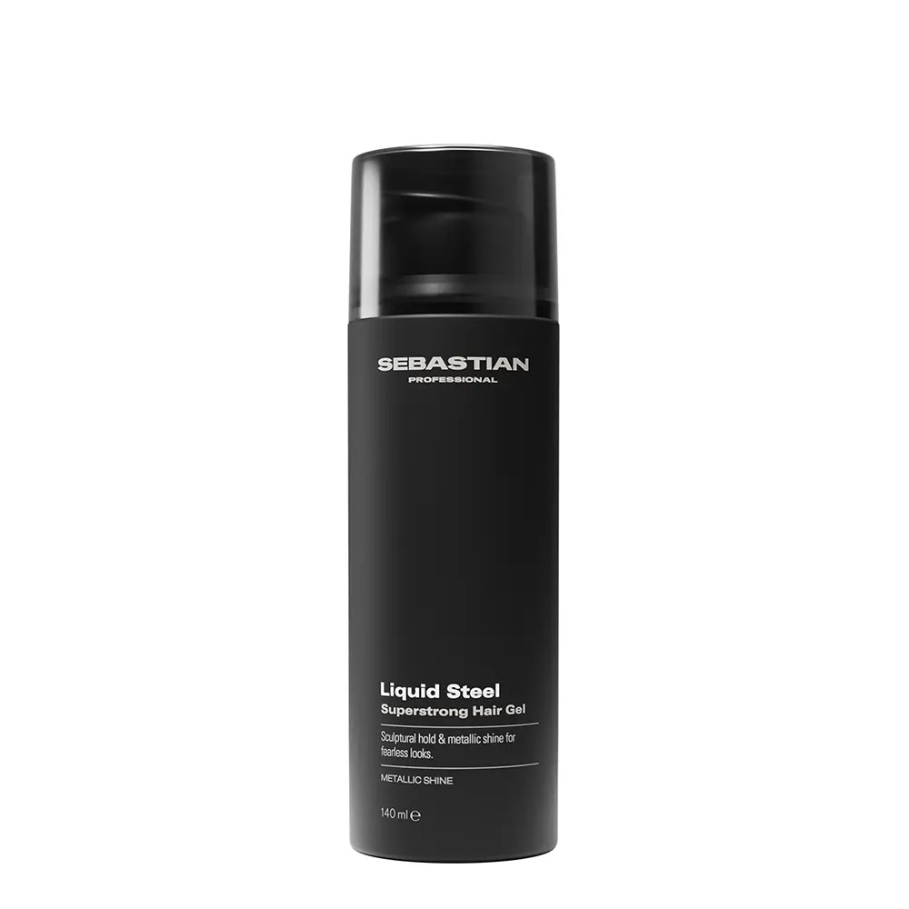 SEBASTIAN PROFESSIONALS LIQUID STEEL extra strong hair gel extra strong and long-lasting hold 140 ml SEBASTIAN PROFESSIONALS LIQUID STEEL extra strong hair gel extra strong and long-lasting hold 140 ml