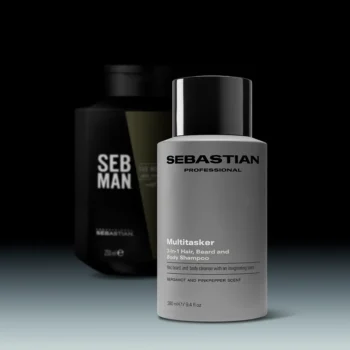 SEBASTIAN PROFESSIONALS MULTITASKER 3-in-1 shampoo for men, hair, beard and body, cleanses and provides freshness, 280 ml