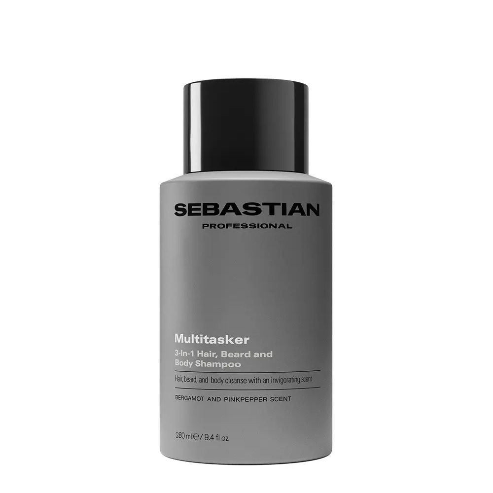 SEBASTIAN PROFESSIONALS MULTITASKER 3-in-1 shampoo for men, hair, beard and body, cleanses and provides freshness, 280 ml SEBASTIAN PROFESSIONALS MULTITASKER 3-in-1 shampoo for men, hair, beard and body, cleanses and provides freshness, 280 ml