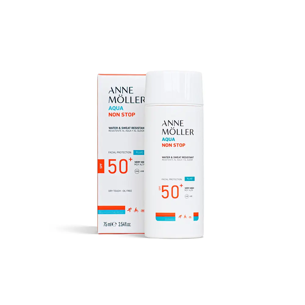 <span class="notranslate">ANNE MOLLER AQUA NON STOP</span> water and sweat resistant SPF50+ 75 ml
