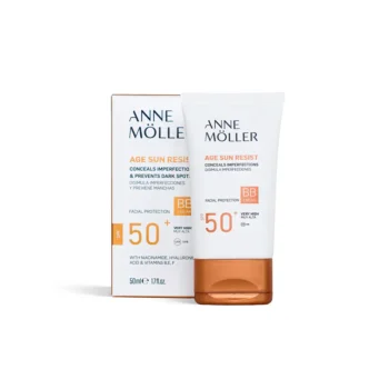 <span class="notranslate">ANNE MOLLER AGE SUN RESIST</span> conceals imperfections BB cream SPF50+ 50 ml