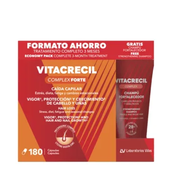VITACRECIL COMPLEX VITACRECIL COMPLEX FORTE capsules + shampoo 2 units VITACRECIL COMPLEX VITACRECIL COMPLEX FORTE capsules + shampoo 2 units