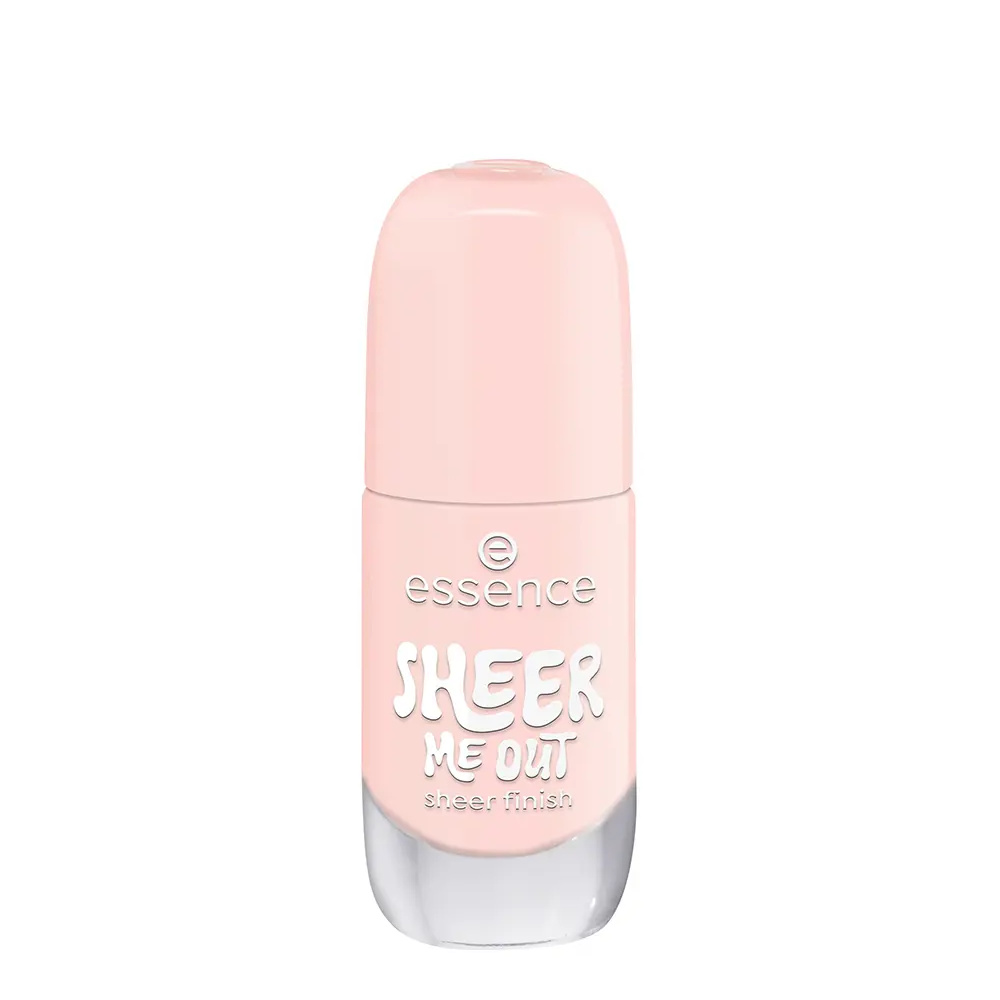 ESSENCE GEL NAIL POLISH nail polish #04-Sheer Me Out 8 ml ESSENCE GEL NAIL POLISH nail polish #04-Sheer Me Out 8 ml