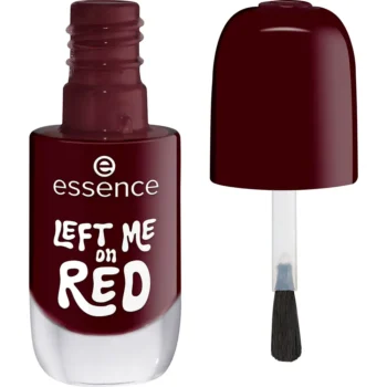ESSENCE GEL NAIL POLISH nail polish #12-Left Me on Red 8 ml