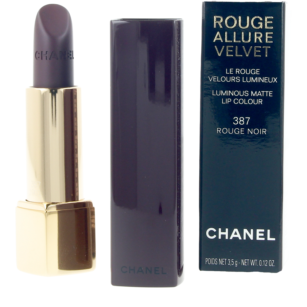 CHANEL ROUGE ALLURE VELVET matte #387-Rouge Noir 3.5 gr