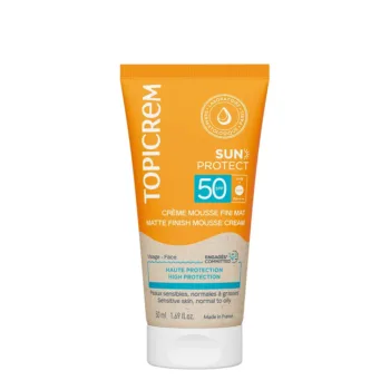 <span class="notranslate">TOPICREM SUN PROTECT</span> matte finish mousse-cream SPF50+ 50 ml