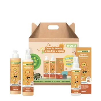 NOSA Protect Against Nits and Lice, Peach, 4 pcs NOSA Protect Against Nits and Lice, Peach, 4 pcs