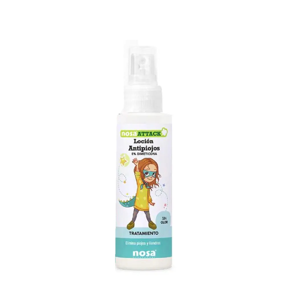 NOSA ATTACK odorless dimethicone anti-lice lotion 100 ml NOSA ATTACK odorless dimethicone anti-lice lotion 100 ml