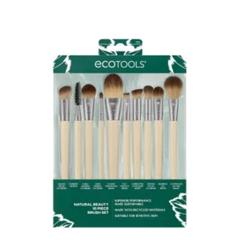 ECOTOOLS NATURAL BEAUTY MAKEUP BRUSHES SET OF 10