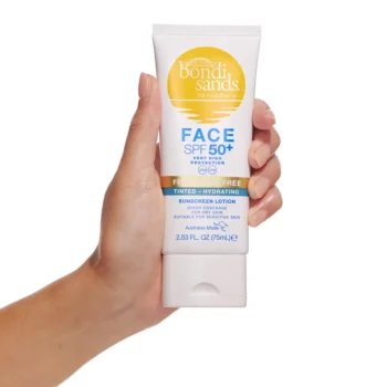 BONDI SANDS FACE SPF50+ moisturizing facial lotion with color 75 ml