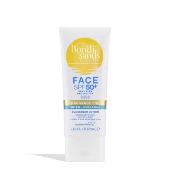 <span class="notranslate">BONDI SANDS FACE SPF50+</span> moisturizing facial lotion with color 75 ml