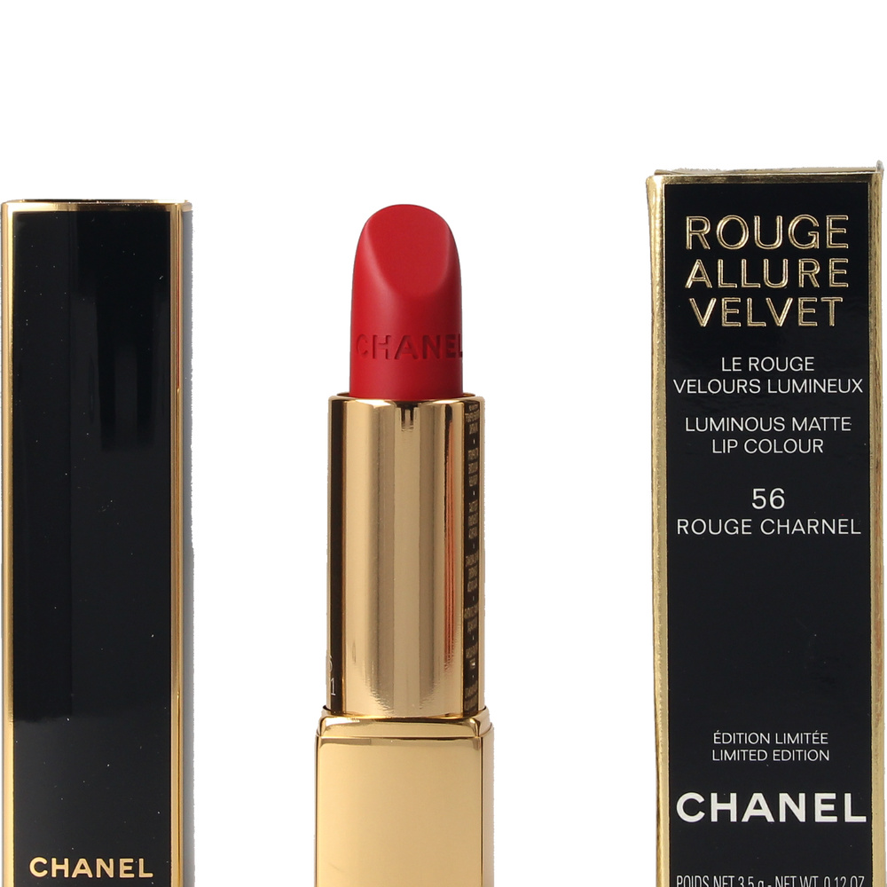 <span class="notranslate">CHANEL ROUGE ALLURE VELVET</span> #56-Rouge Charnel 3.5 gr <span class="notranslate">CHANEL ROUGE ALLURE VELVET</span> #56-Rouge Charnel 3.5 gr