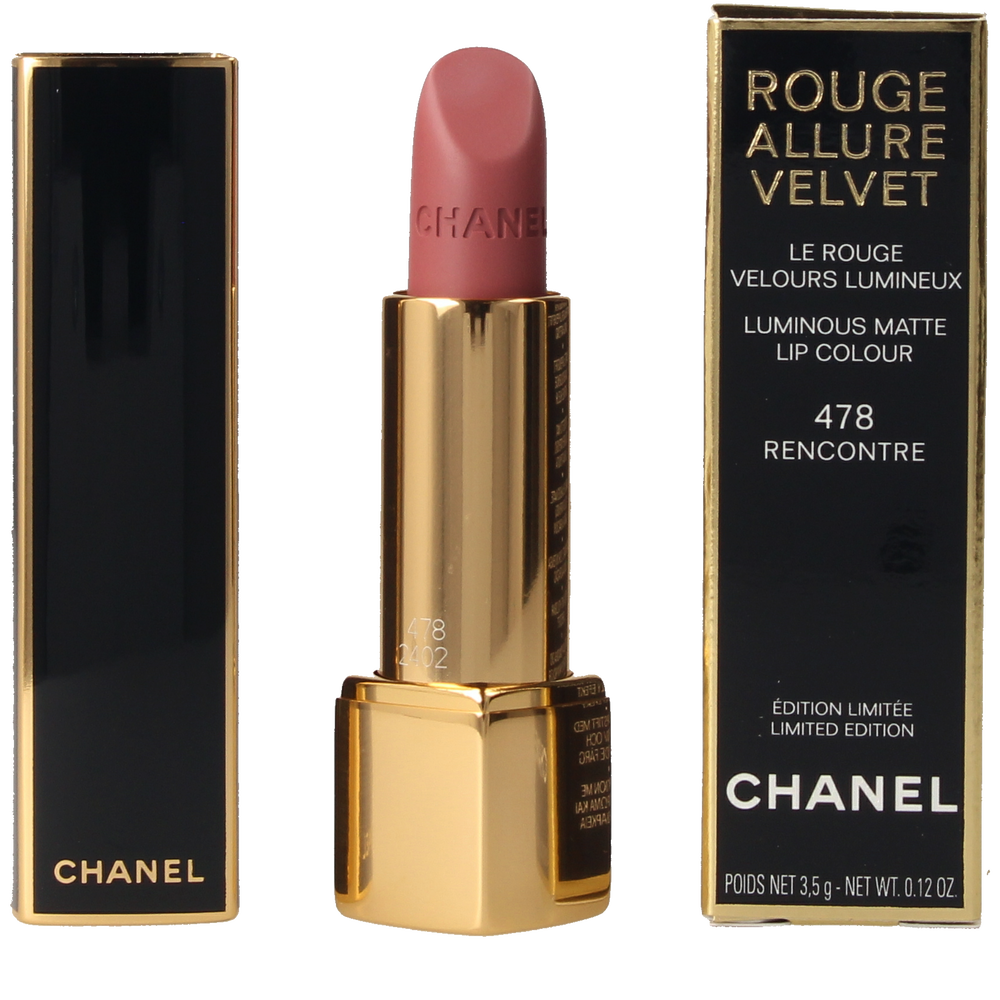 CHANEL ROUGE ALLURE VELVET #478-Rencontre 3.5 gr