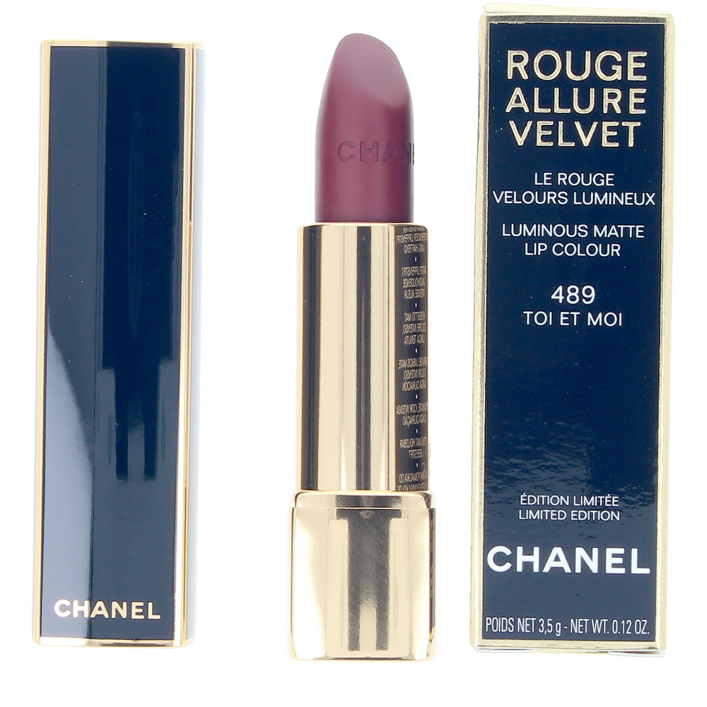 CHANEL ROUGE ALLURE VELVET #489-Toi et Moi 3.5 gr