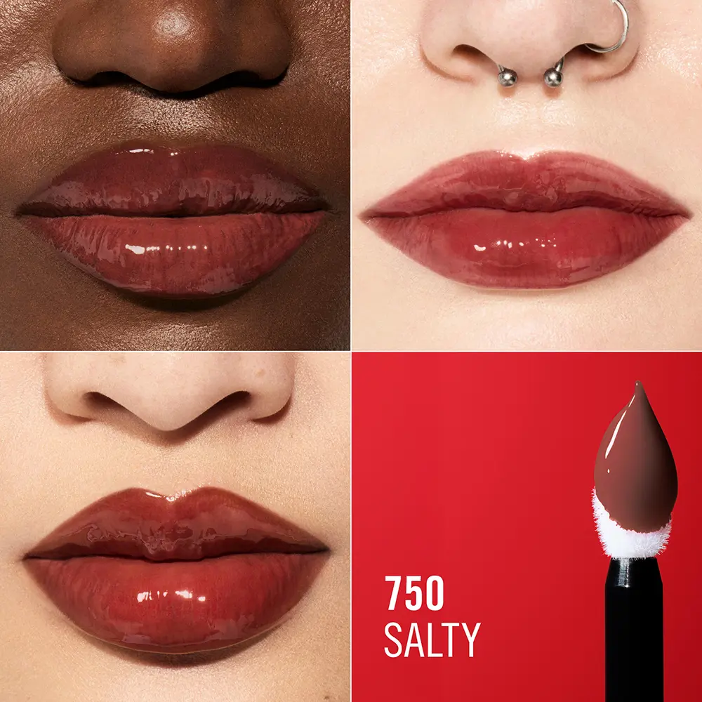 RIMMEL LONDON THRILL SEEKER LIP LATEX lip gloss #750-Salty 6 ml RIMMEL LONDON THRILL SEEKER LIP LATEX lip gloss #750-Salty 6 ml - Image 4